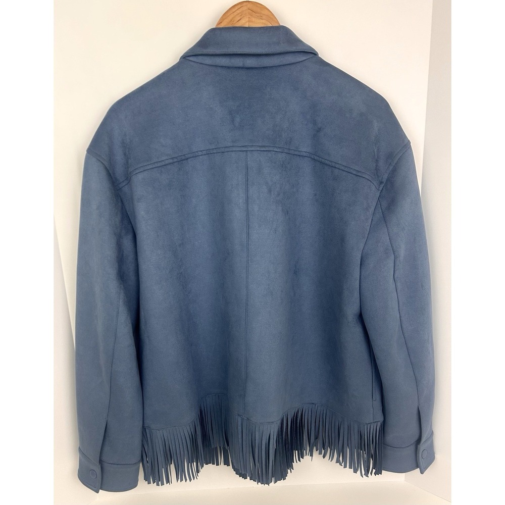 Canyon River blues fringe soft jacket Western Core size‎ L - Picture 3 of 7